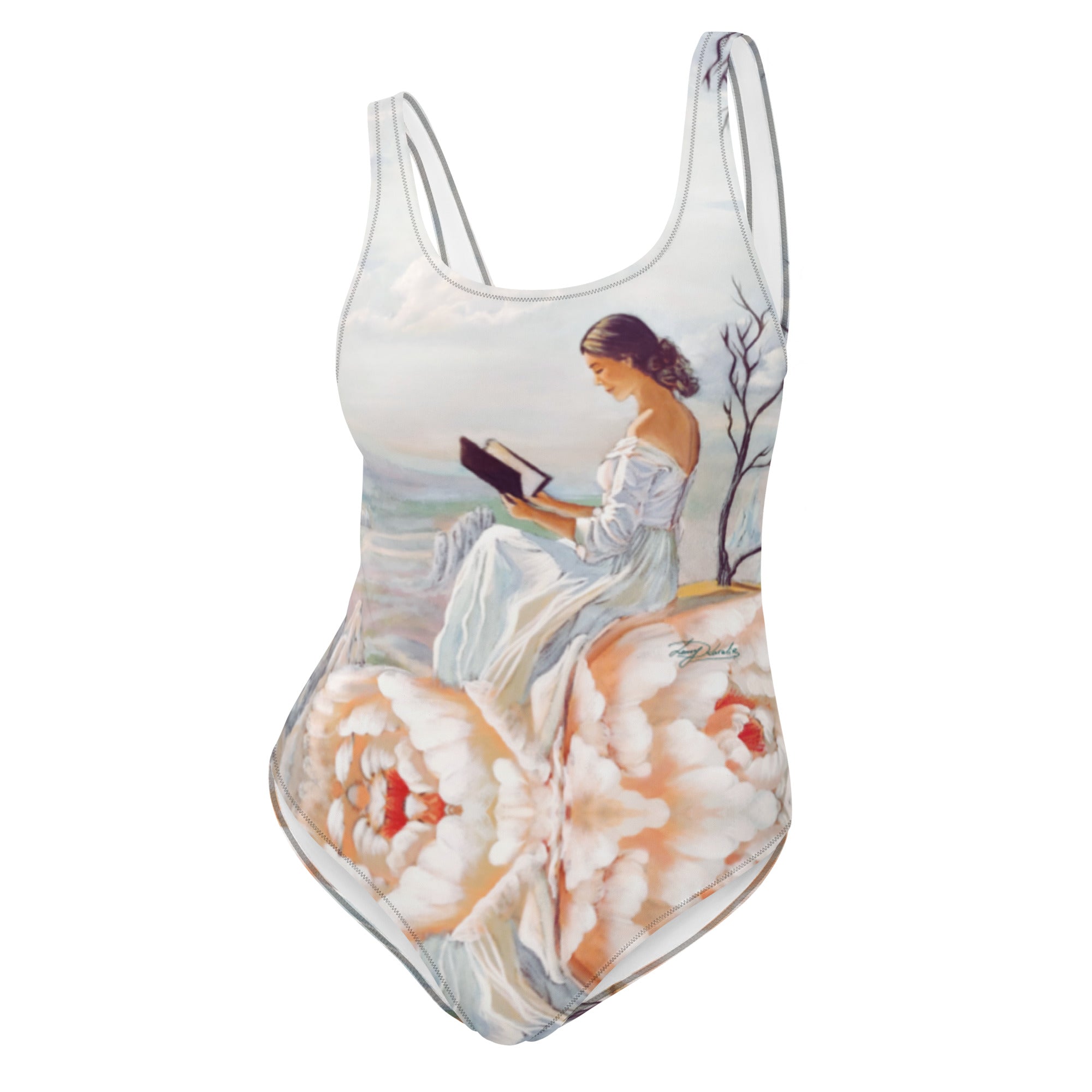 Art print on One  piece  swimsuit 